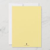 Cartes de notes Aquarelle Citrons jaunes (Dos)