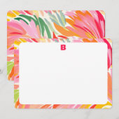 Cartes de notes aux frontières Abstraites lumineus (Devant / Derrière)