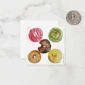 Cartes de notes avec noix de muscade agrafées (Devant/Arrière en situation)