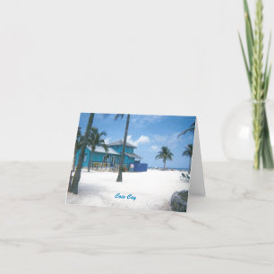 Cartes de notes blanches CocoCay