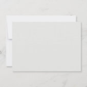 Cartes de notes blanches du Merci de bouquet hawaï (Dos)