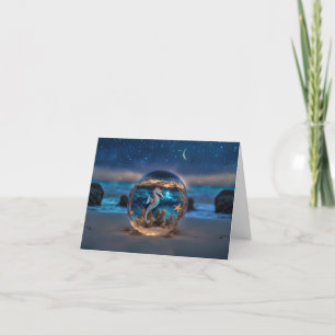 Cartes de notes blanches pour Starfish Seahorse