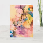 Cartes de notes bleuets (pour vrac) (Devant)