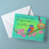 Cartes de notes Bluebird