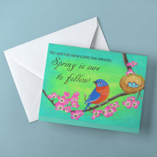Cartes de notes Bluebird