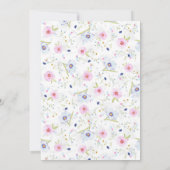 Cartes de notes botaniques Élégant Appartement Mod (Dos)