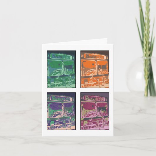 Cartes de notes "Bus #79" (Devant)