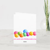 Cartes de notes Candy Circus (Dos)