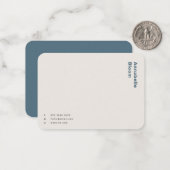 Cartes de notes | Cartes de correspondance papeter (Devant/Arrière en situation)