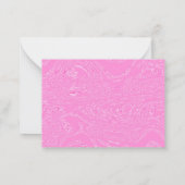 Cartes De Notes Cartes De Glace Et Coeurs Roses (Dos)