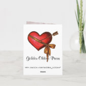 Cartes de notes Cherub victorienne (Dos)