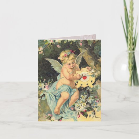 Cartes de notes Cherub victorienne (Devant)