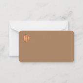 Cartes de notes "citrouille" (Dos)
