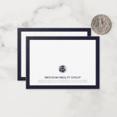 Cartes de notes Classy Realtor (Devant/Arrière en situation)