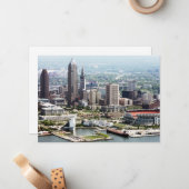 Cartes de notes Cleveland 5x7 (Devant/Arrière en situation)