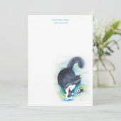 Cartes de notes couleur Amoureux des chats (Debout devant)