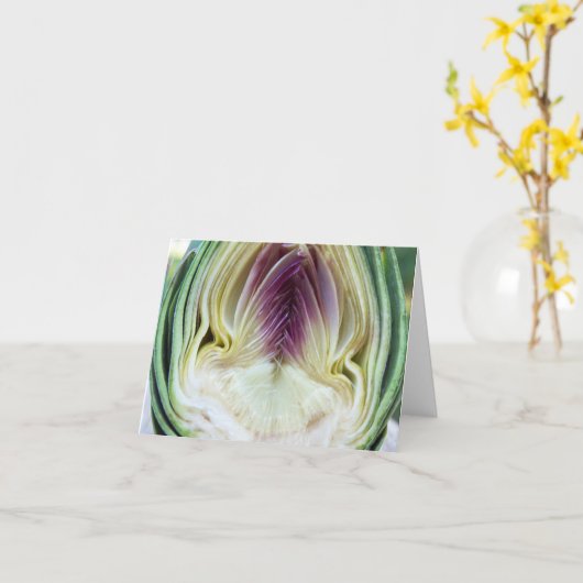 Cartes de notes d'artichaut (Fleur jaune)
