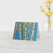 Cartes de notes d'automne pour les barbecues (Fleur jaune)