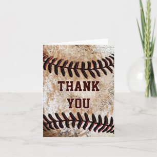 Cartes de notes de baseball rustique vierges ou te