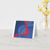 Cartes de notes de brin d'ADN (Fleur jaune)