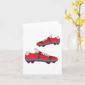 Cartes de notes de chaussures de football (Fleur jaune)