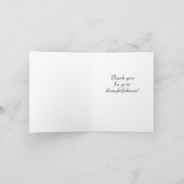 Cartes de notes de Cheval Merci (Intérieur)