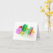 Cartes de notes de cloches colorées (Fleur jaune)