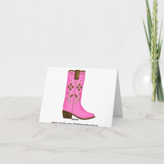 Cartes de notes de Cowboy Wild West (Dos)