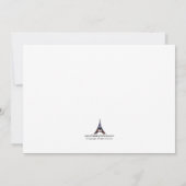 Cartes de notes de crabe rouge \ Cartes de remerci (Dos)