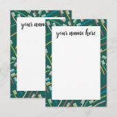 Cartes de notes de dentiste personnalisées (Devant / Derrière)