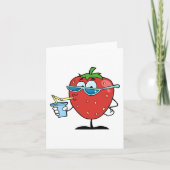 Cartes de notes de fraises (Devant)