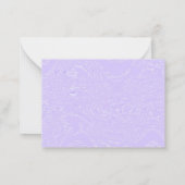 Cartes De Notes De Glace Et Coeurs Violets (Dos)