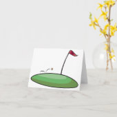 Cartes de notes de green de golf (Fleur jaune)