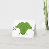 Cartes de notes de grenouille verte
