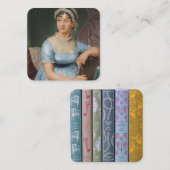 Cartes de notes de Jane Austen (Devant / Derrière)