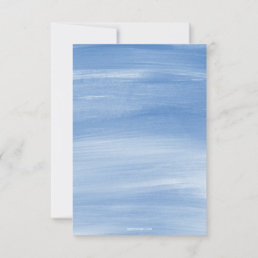 Cartes de notes de la corbeille bleue (Dos)