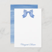 Cartes de notes de la corbeille bleue (Devant / Derrière)