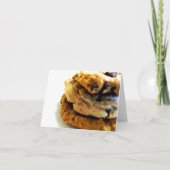 Cartes de notes de la pile de biscuits à puce de c (Devant)