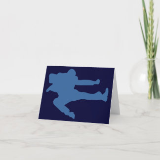 Cartes de notes de la silhouette de danse