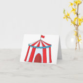 Cartes de notes de la tente cirque (Fleur jaune)