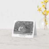 Cartes de notes de l'église du bon berger (Fleur jaune)