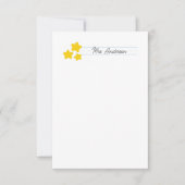 Cartes de notes de l'enseignant Papier à lettres m (Devant)