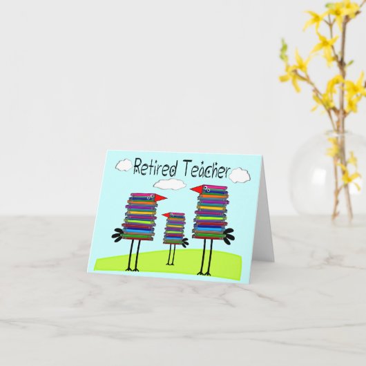 Cartes de notes de l'enseignant retraité "Réserver (Fleur jaune)