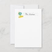 Cartes de notes de l'enseignant Stationery Cute Gl (Devant)