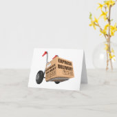 Cartes de notes de livraison Express (Fleur jaune)