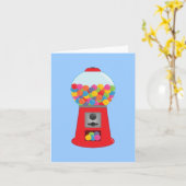 Cartes de notes de machine à gumball (Fleur jaune)