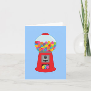 Cartes de notes de machine à gumball