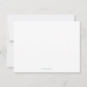 Cartes de notes de mariage sur la plage (Dos)