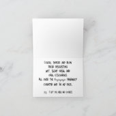 Cartes de notes de Noël du pharmacien original et  (Intérieur)