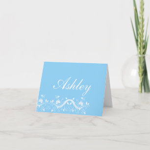 Cartes de notes de nom personnalisé
